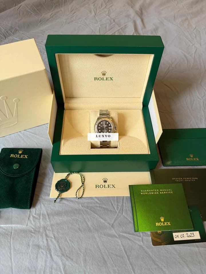 Rolex Yacht-Master 37 Yacht-Master 37mm 268622 Roselium New - Thumbnail 11