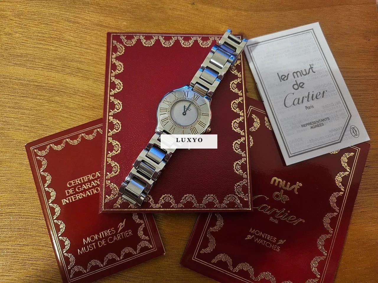 Cartier Must De Cartier 21 Gold Vintage Cartier with original documents