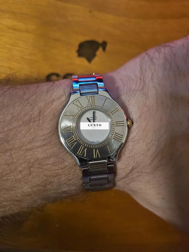 Cartier Must De Cartier 21 Gold Vintage Cartier with original documents - Thumbnail 7