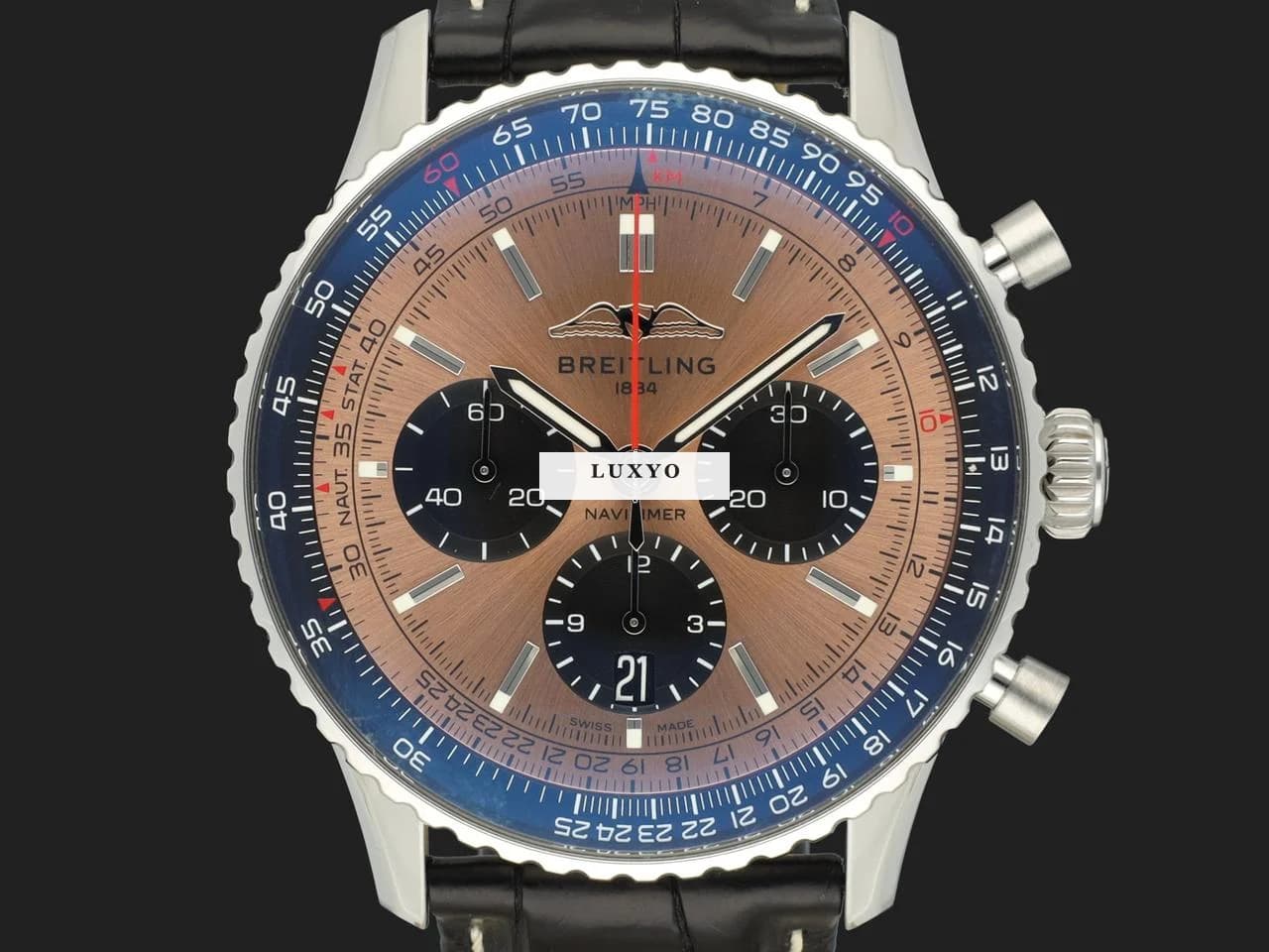 Breitling Navitimer B01 Chronograph 43 Copper Dial AB0138 - Thumbnail 3