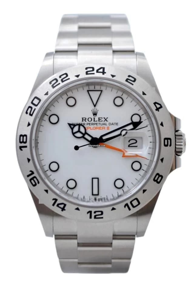 Rolex Explorer II Ref: 226570 42mm Automatic Steel Oyster White Dial Box+Papers 2024