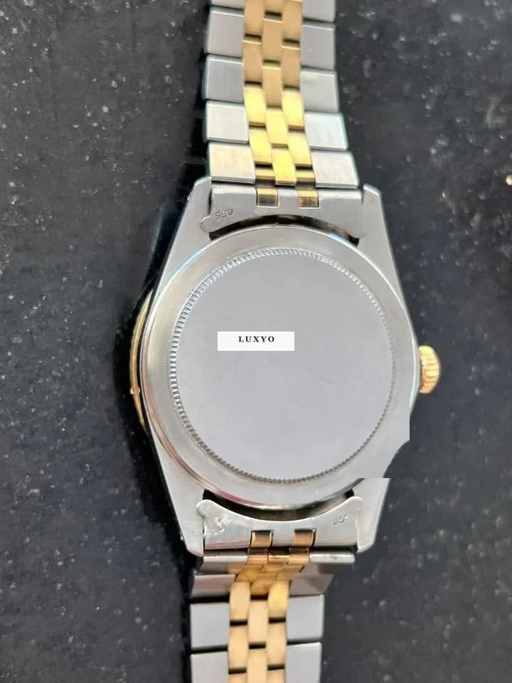 Tudor Date Prince Day Tudor Rolex Vintage Jumbo14K Gold/Steel - Thumbnail 8