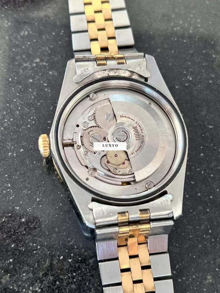 Tudor Date Prince Day Tudor Rolex Vintage Jumbo14K Gold/Steel - Thumbnail 9