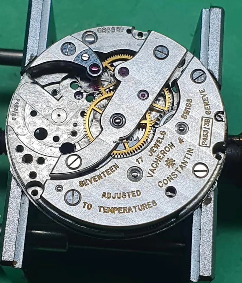 Vacheron Constantin JUMBO BLACK DIAL GOLD 18KT 0.750 Cal P453/3B Like New - Thumbnail 15