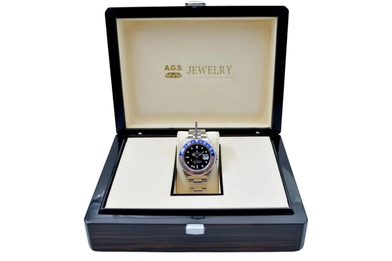 Rolex GMT-Master II Ref: 16710 40mm Automatic Oyster Steel Vintage Pepsi Bezel 1990 - Thumbnail 2