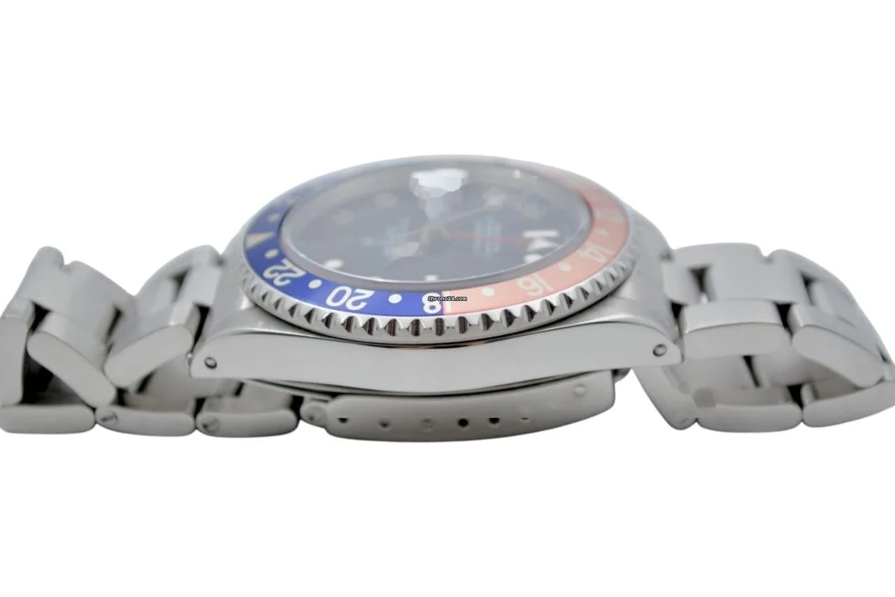 Rolex GMT-Master II Ref: 16710 40mm Automatic Oyster Steel Vintage Pepsi Bezel 1990 - Thumbnail 13