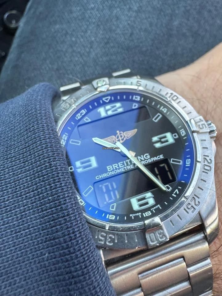 Breitling Aerospace Avantage E79362, 2008, Titanium, good condition - Thumbnail 11