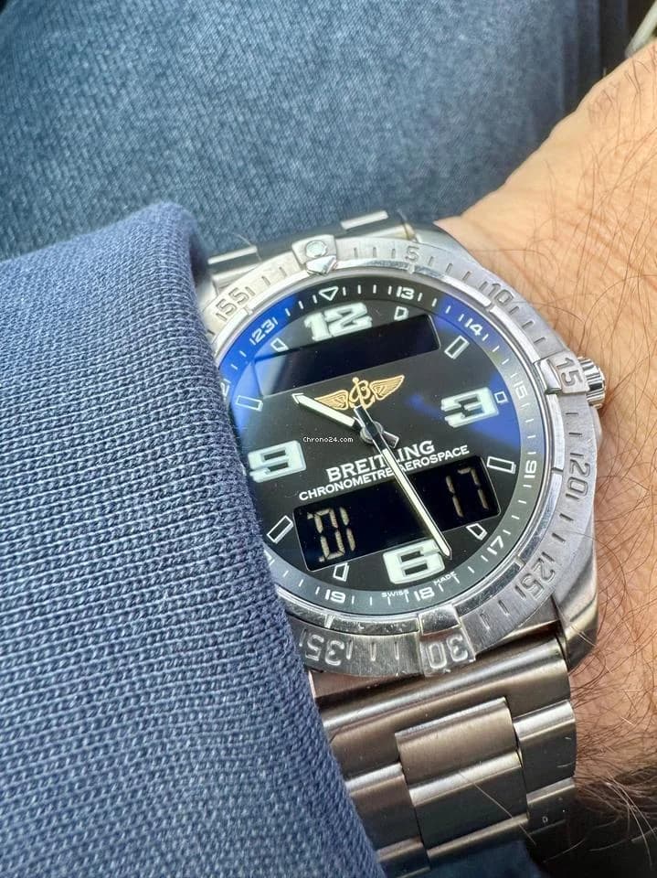 Breitling Aerospace Avantage E79362, 2008, Titanium, good condition - Thumbnail 10