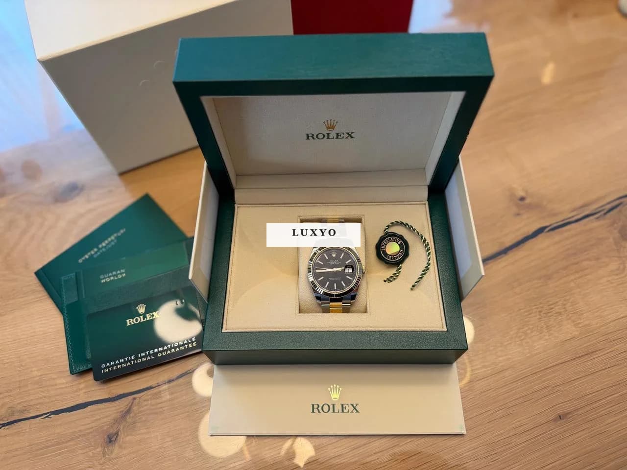 Rolex Datejust 41 Rolex Datejust 41 - Gelbgold, Stahl- schwarzes Zifferblatt