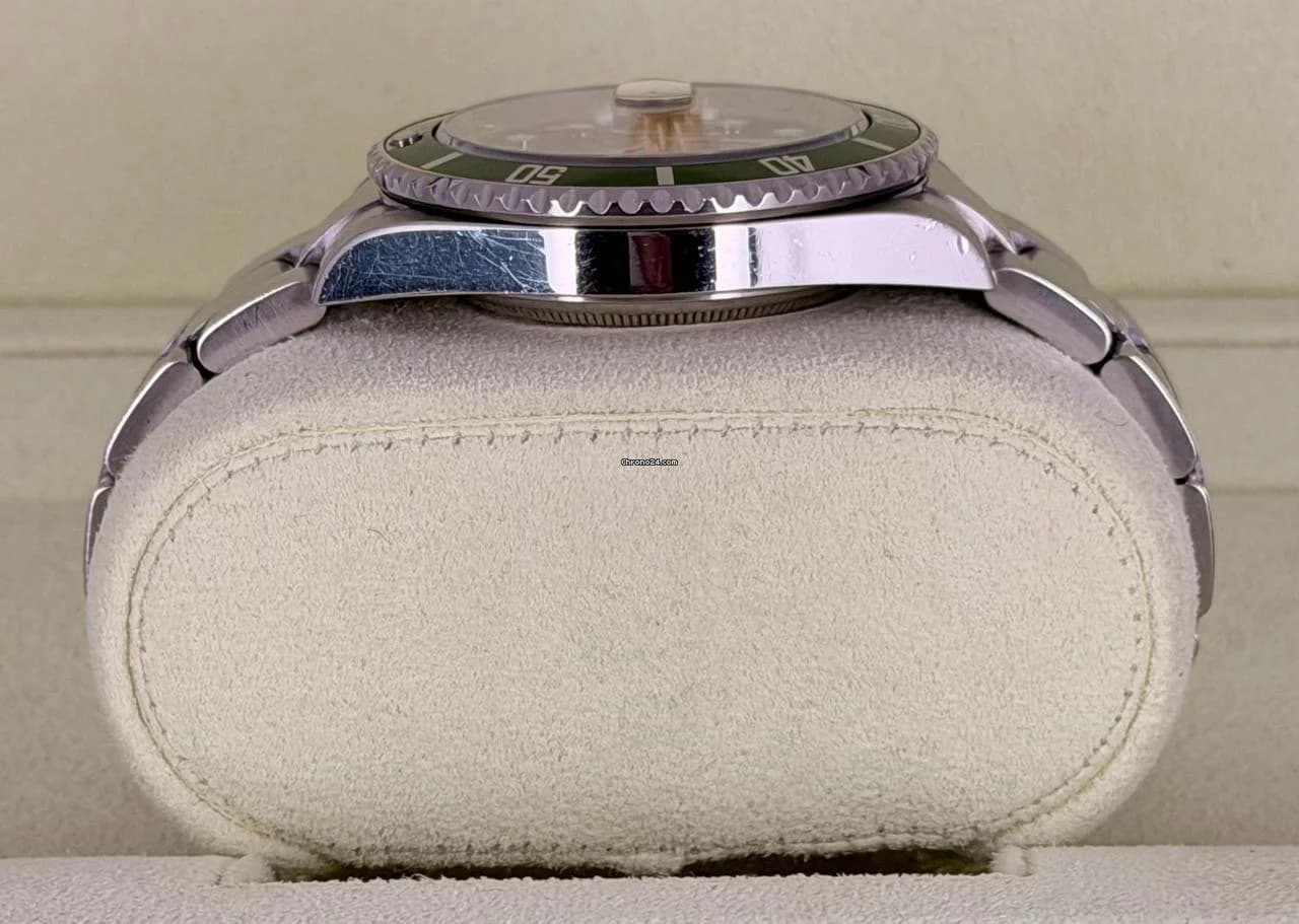 Rolex Submariner "Kermit" Never Polished ! Full Set With Tag MK5 Unconverted Collector - Thumbnail 5