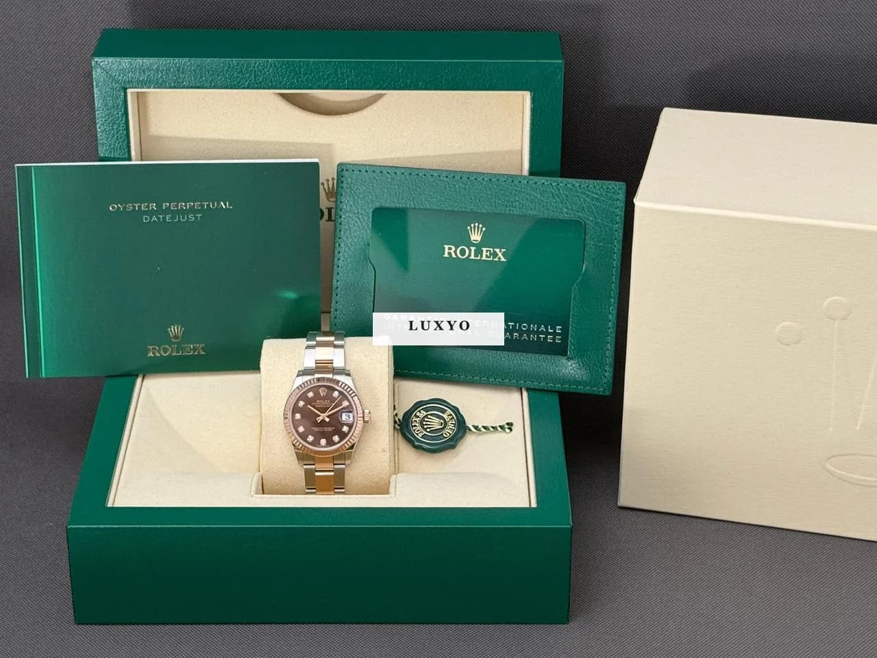 Rolex Datejust 31 Like New 2022 - Chocolate factory diamonds - Thumbnail 6