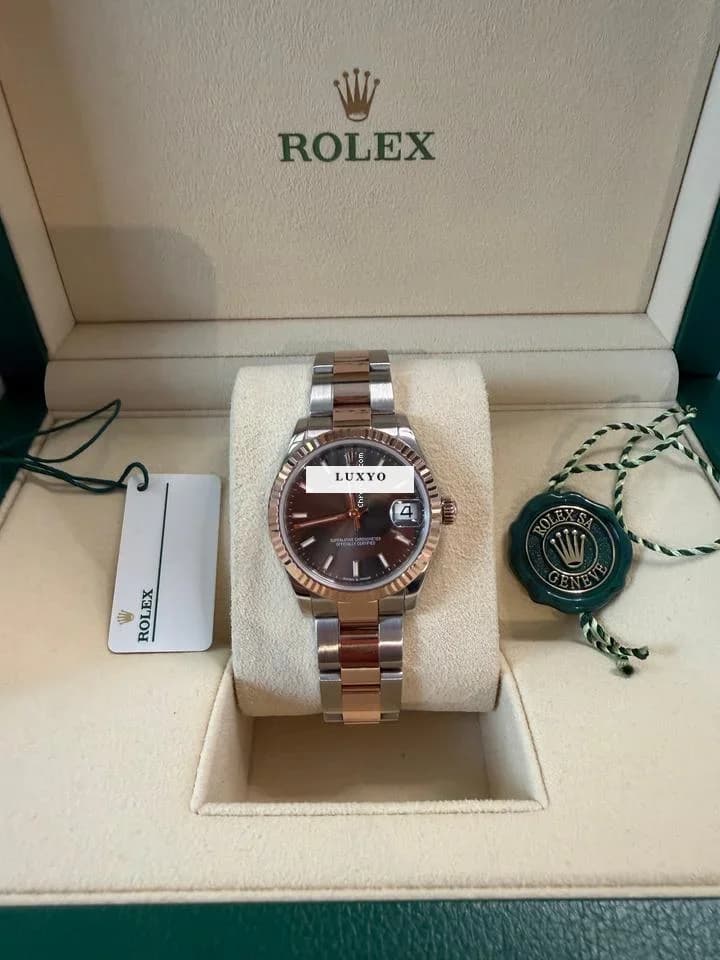Rolex 278271 Datejust 31 - Grew Dial Oyster - 10/2020 LC 100 Like new Full Set