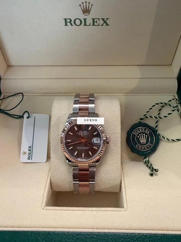 Rolex 278271 Datejust 31 - Grew Dial Oyster - 10/2020 LC 100 Like new Full Set - Thumbnail 3