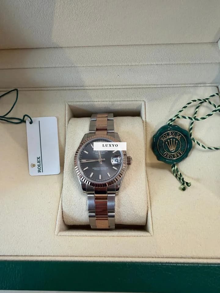 Rolex 278271 Datejust 31 - Grew Dial Oyster - 10/2020 LC 100 Like new Full Set - Thumbnail 4