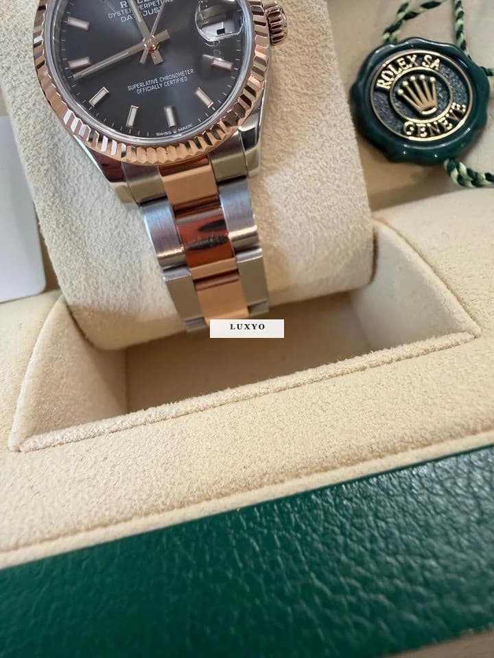 Rolex 278271 Datejust 31 - Grew Dial Oyster - 10/2020 LC 100 Like new Full Set - Thumbnail 5