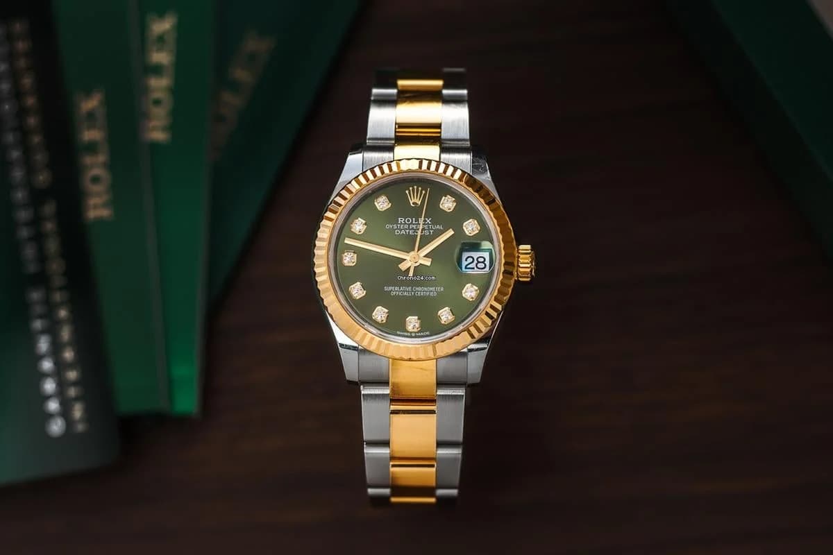 Rolex Datejust 31 278273 Diamonds SS|18k Gold 31mm/ Box & Papers