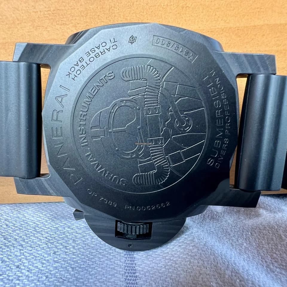 Panerai Submersible Marina Militare Carbotech 47 Mm 47mm Full set with papers, bought in Panerai boutique. - Thumbnail 12