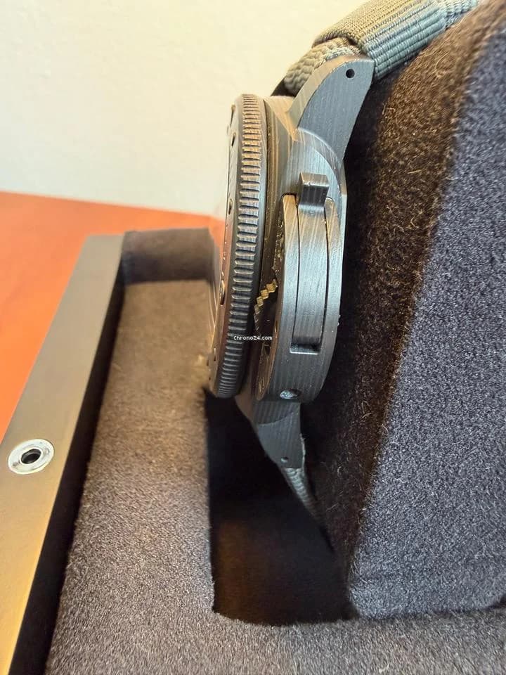 Panerai Submersible Marina Militare Carbotech 47 Mm 47mm Full set with papers, bought in Panerai boutique. - Thumbnail 8