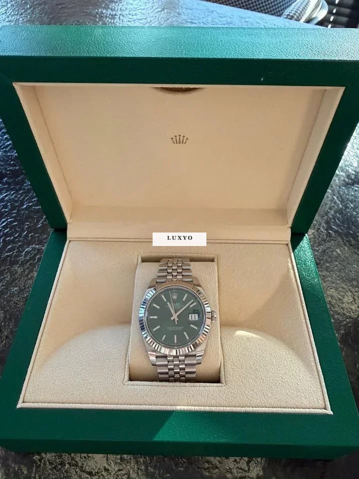 Rolex Datejust 41 Rolex Datejust 41 Green Dial Full Set - Thumbnail 3