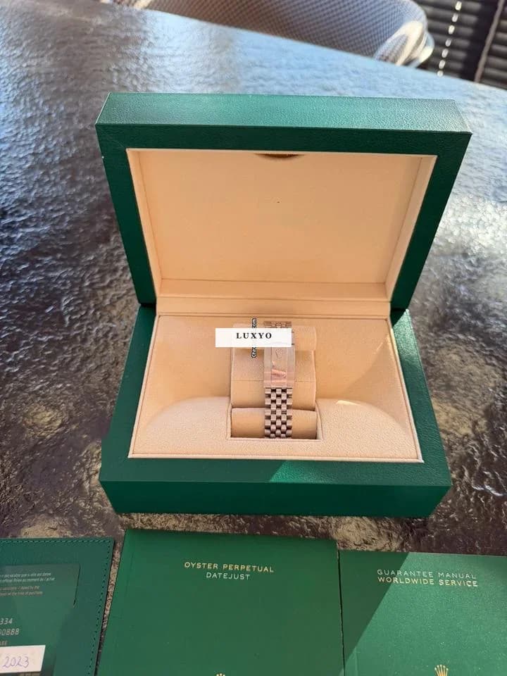 Rolex Datejust 41 Rolex Datejust 41 Green Dial Full Set - Thumbnail 4