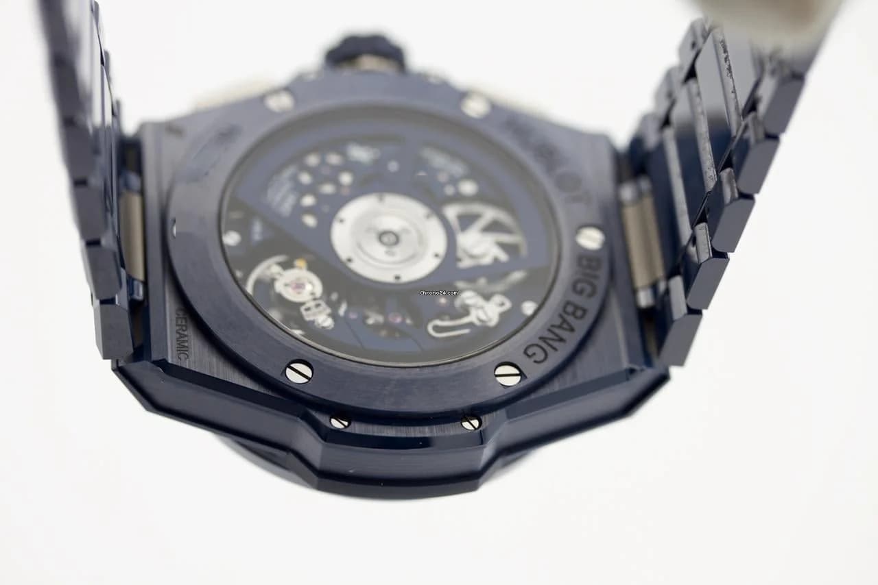 Hublot Big Bang Integral Blue Ceramic 42mm Unico Deutsch Fullset First buyer receipt 2021 Box - Thumbnail 14