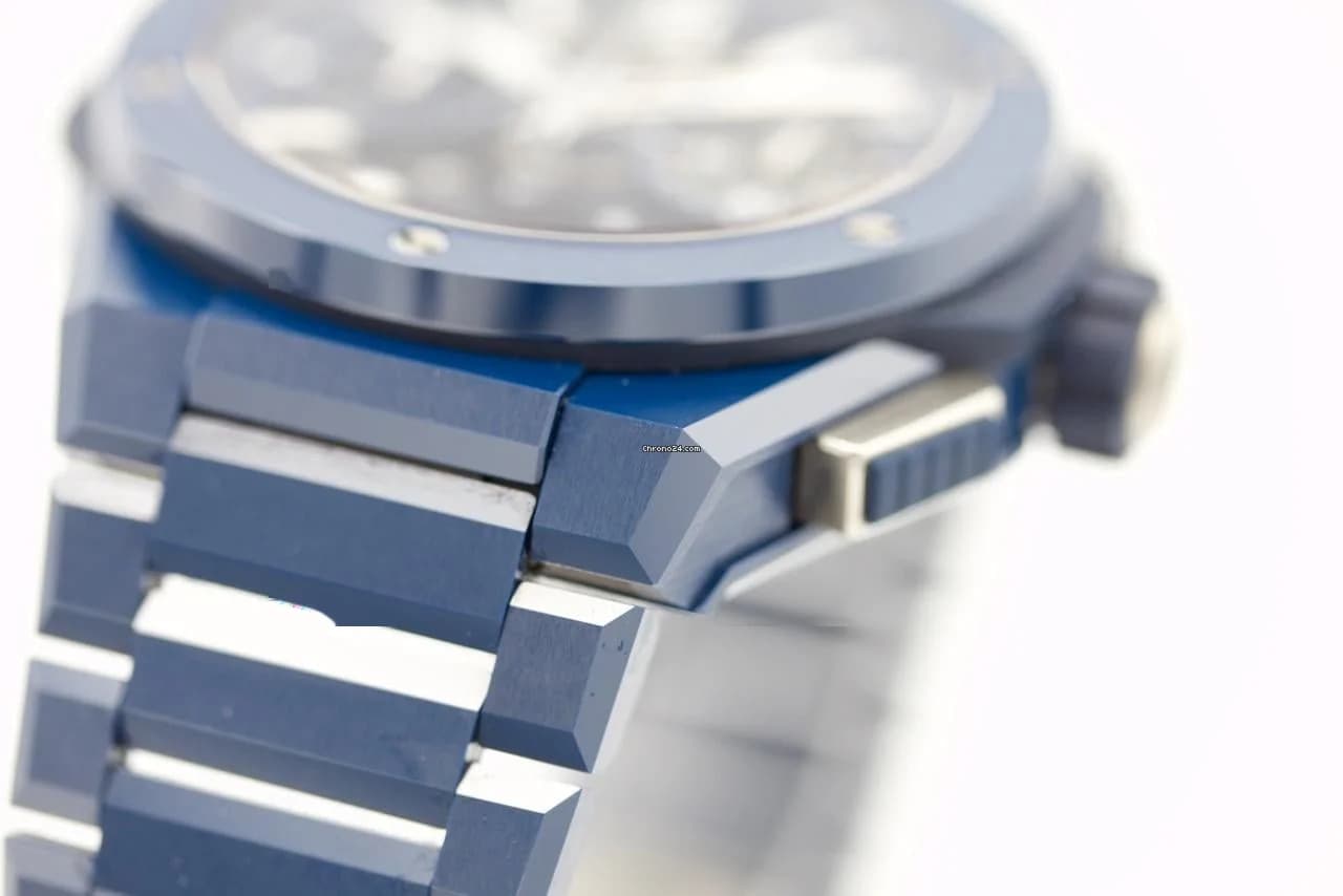 Hublot Big Bang Integral Blue Ceramic 42mm Unico Deutsch Fullset First buyer receipt 2021 Box - Thumbnail 8