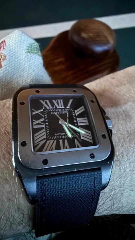 Cartier Santos 100 Serviced August 2025, service documents and box - Thumbnail 16