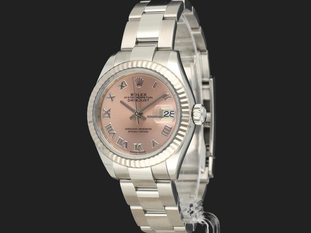 Rolex Lady-Datejust 28mm Pink Roman Dial 279174