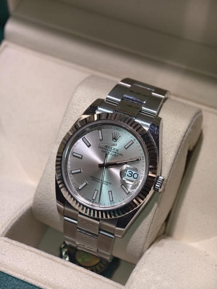 Rolex Datejust 41 Gris Fullset