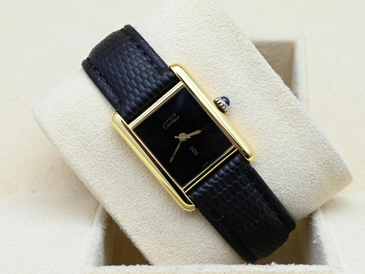 Cartier Tank Vermeil 20mm | Excellent Condition | Original Box