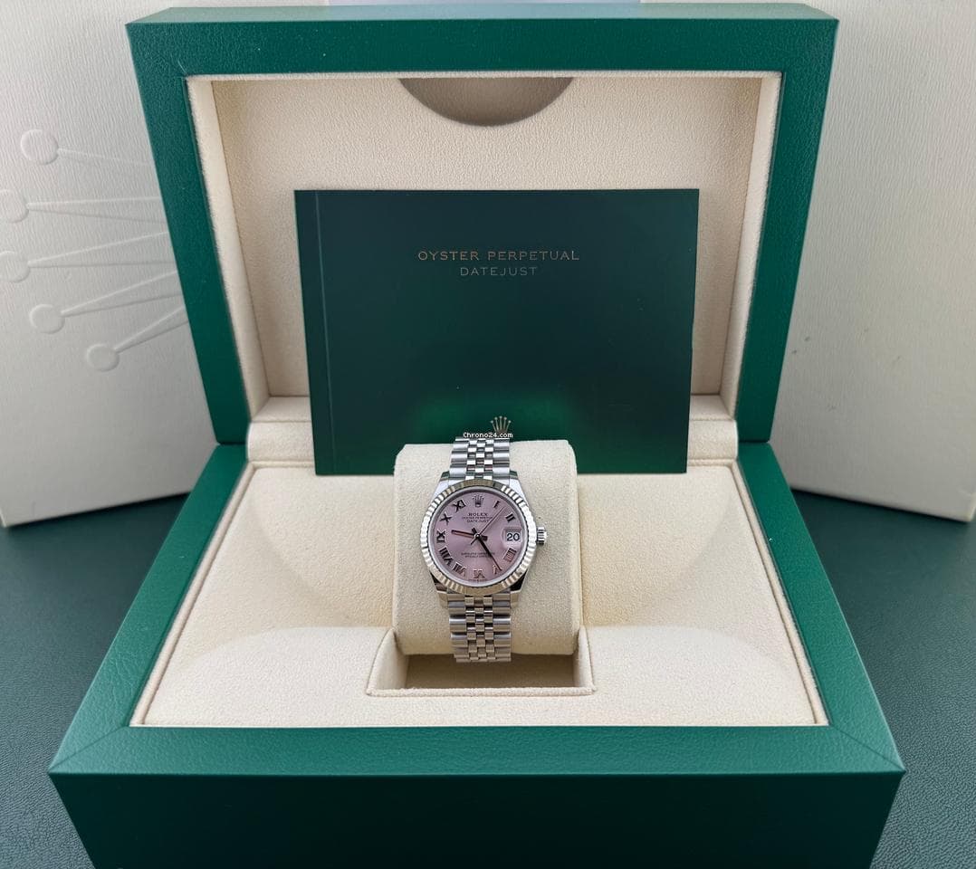 Rolex Datejust 31 "Pink Roman Dial" - Ref. 278274 - Box - 2023