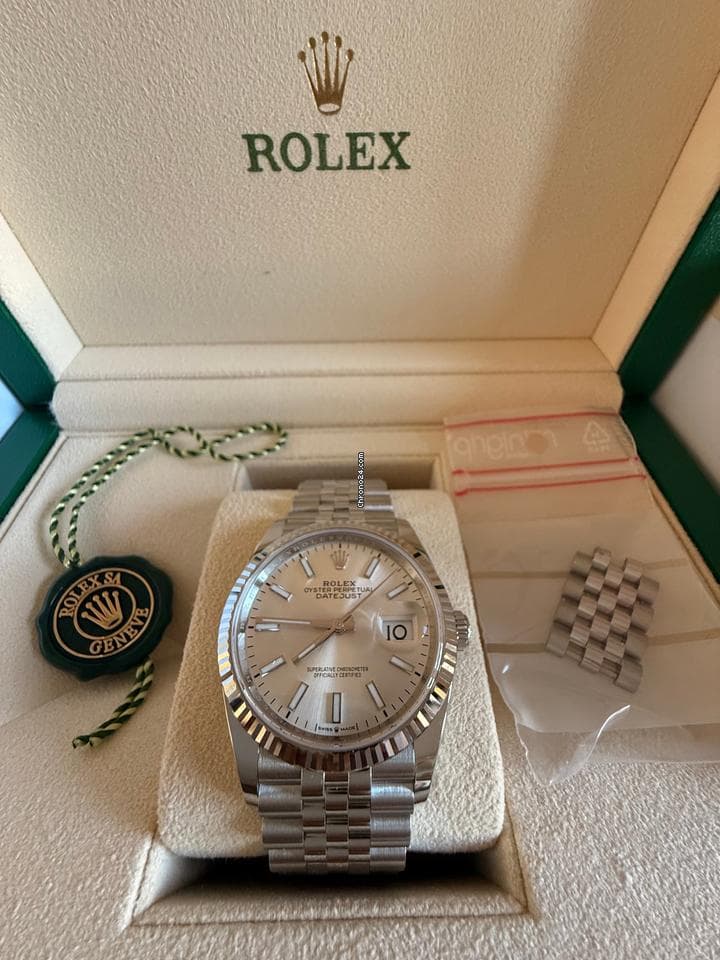 Rolex Datejust 36 Full Set mit Garantie und Original Box